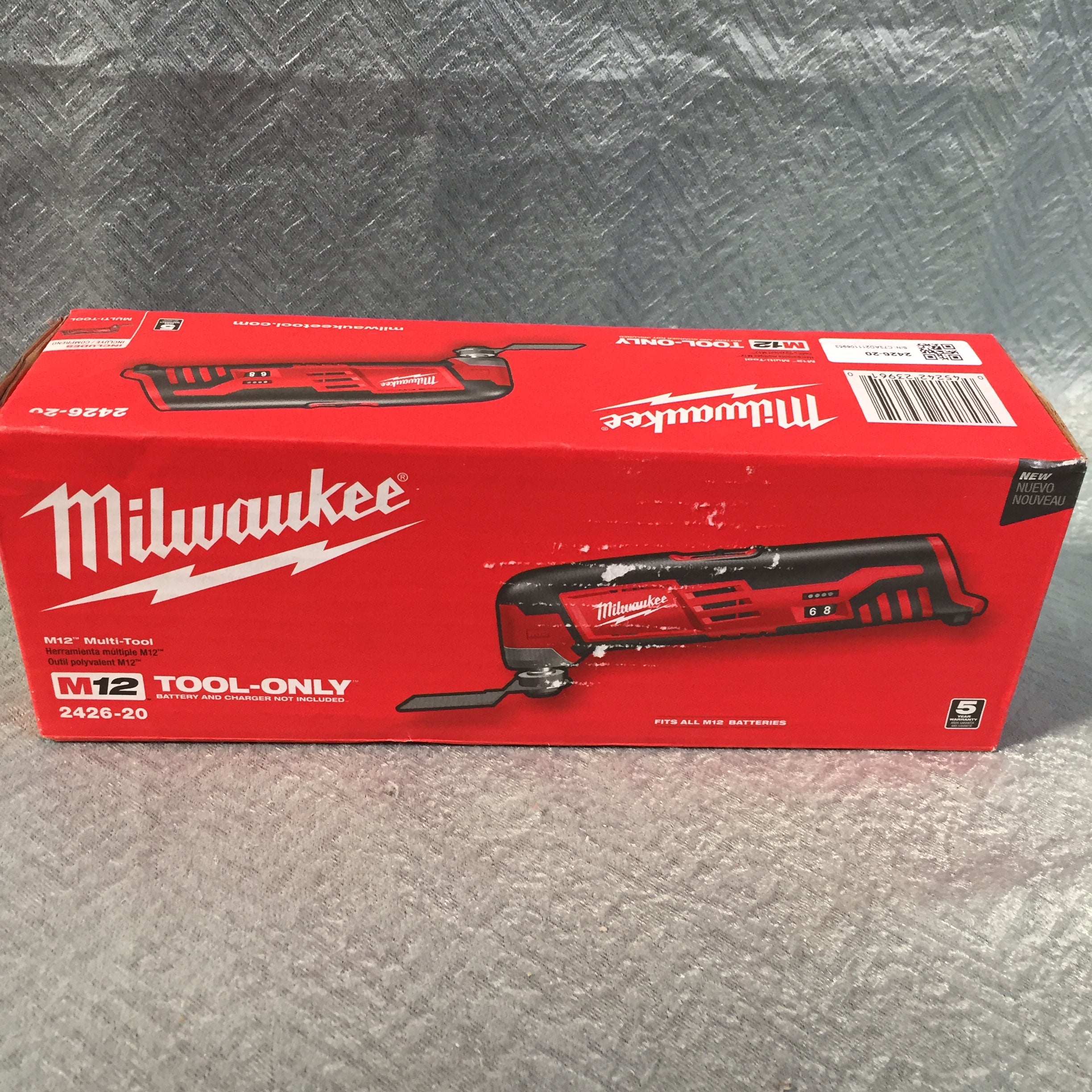 Milwaukee 2426-20 M12 Cordless Multi-Tool - TOOL ONLY (7588321722606)